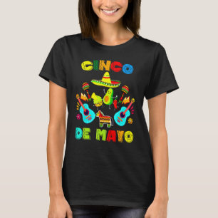 Cinco De Mayo For Mens Womens Kids Mexican Fiesta T-Shirt