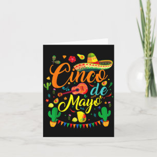 Cinco De Mayo Funny Mexican Fiesta Party 5 De Mayo Card
