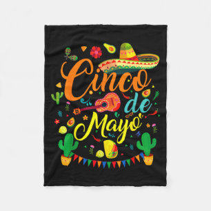 Cinco de mayo funny mexican fiesta party 5 de mayo fleece blanket