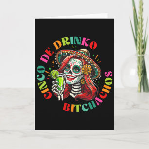 Cinco De Mayo Funny Mexican Party Cinco De Drinko Card