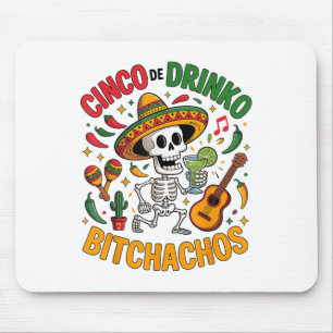 Cinco De Mayo Funny Mexican Party Cinco De Drinko Mouse Pad