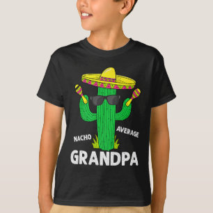Cinco De Mayo Funny Nacho Average Grandpa Sombrero T-Shirt
