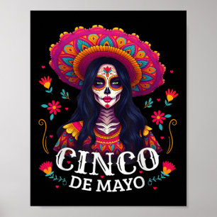 Cinco De Mayo Girl Mexican Fiesta 5 De Mayo Party  Poster