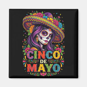 Cinco de mayo girl mexican fiesta 5 de mayo womenC Magnet