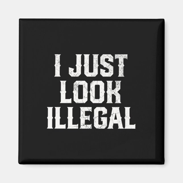 Cinco De Mayo I Just Look Illegal Mexican Funny Hu Magnet (Front)