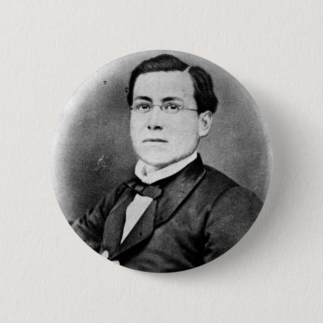 Cinco de Mayo Ignacio Zaragoza Seguín Button (Front)