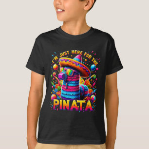 Cinco De Mayo I'm Just Here For The Pinata Mexican T-Shirt