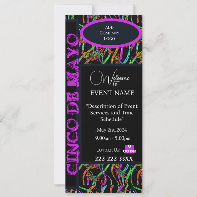 CINCO DE MAYO  INVITATION (Front)