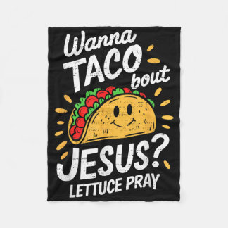 Cinco De Mayo Jesus Christian Mexican Celebration Fleece Blanket