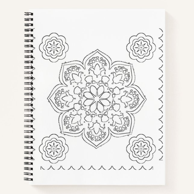 Cinco de Mayo Journal, Colorable Cover Notebook (Front)