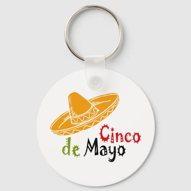 Cinco de Mayo Keychain (Front)