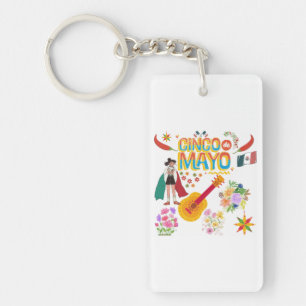 Cinco De Mayo Keychain