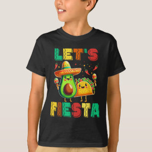 Cinco De Mayo Lets Fiesta Avocado And Tacos Cinco  T-Shirt