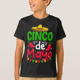 Cinco De Mayo Lets Fiesta Squad 5 De Mayo Mexican T-Shirt