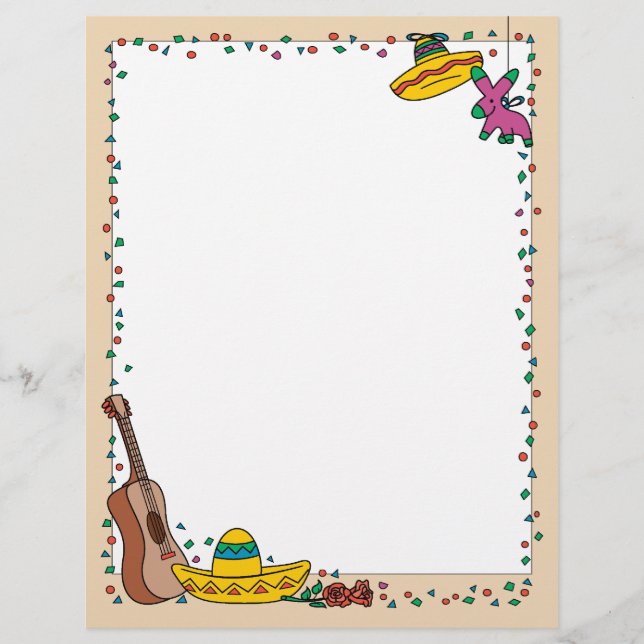 Cinco De Mayo Letterhead (Front)