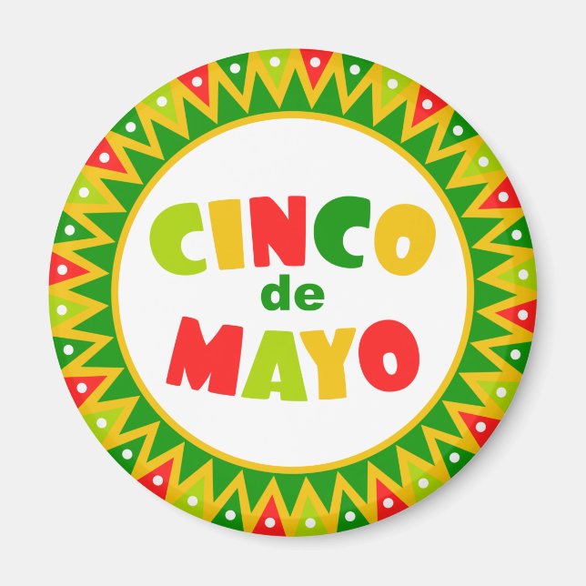 Cinco de Mayo Magnet (Front)