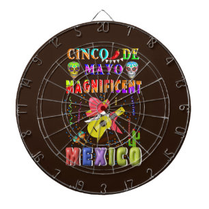 Cinco de Mayo Magnificent Mexico Dartboard