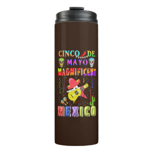 Cinco de Mayo Magnificent Mexico Thermal Tumbler