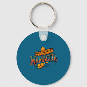 Cinco de mayo mamacita flower mama cita mexican keychain