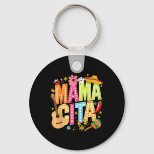 Cinco De Mayo Mamacita Mexican Mama Cita Women Mot Keychain