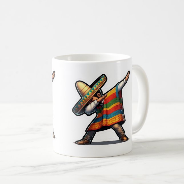 Cinco de Mayo Man Coffee Mug (Front Right)