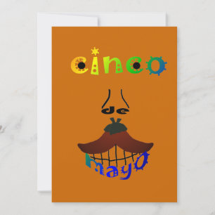 Cinco De Mayo Man Customizable Party Invitation