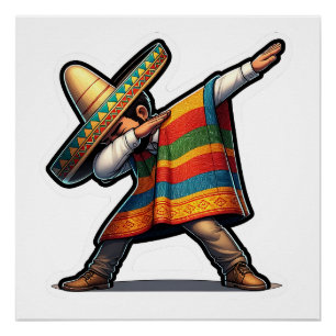 Cinco de Mayo Man Poster