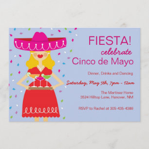 Cinco de Mayo Margarita Invitations