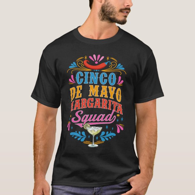 Cinco De Mayo Margarita Squad Matching Cinco De Ma T-Shirt (Front)
