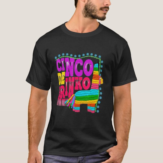 Cinco De Mayo Matching Mexican Theme T-Shirt (Front)