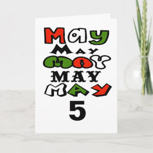 Cinco de Mayo  May 5 Greetng Card to Customize