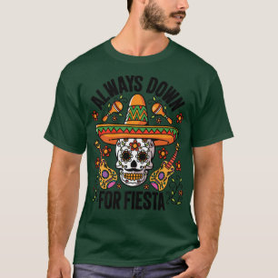 Cinco De Mayo Meican Fiesta Guitar Sombrero Maraca T-Shirt