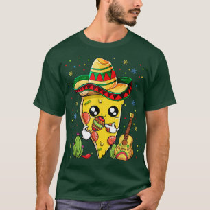 Cinco De Mayo Meican Pizza Slice Funny Pizza Love T-Shirt