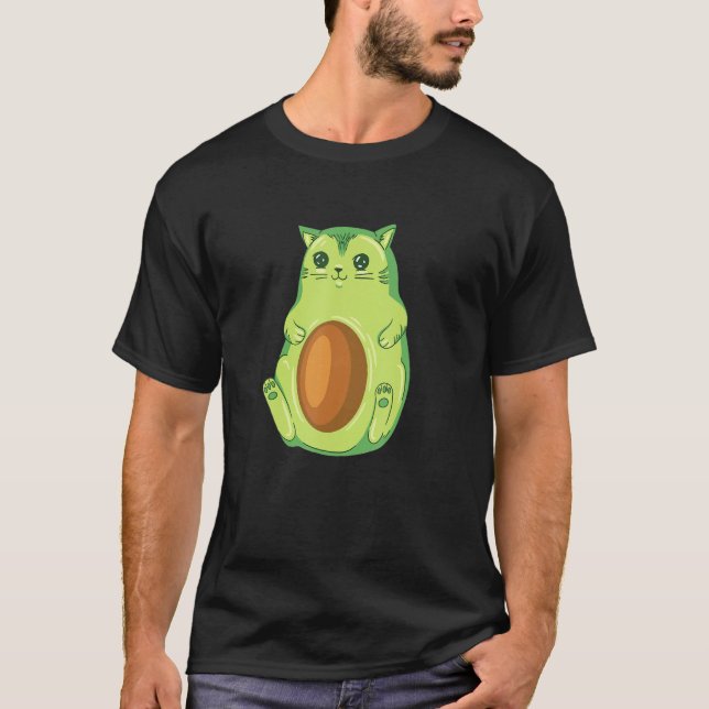 Cinco De Mayo   Meow Avogato Cat Avocado Mexico T-Shirt (Front)