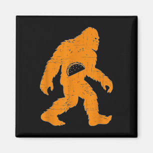 Cinco De Mayo Mexican Bigfoot Taco El Squatcho Fun Magnet