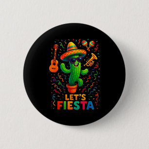 Cinco de mayo mexican cactus party funny letsCinco 2 Inch Round Button