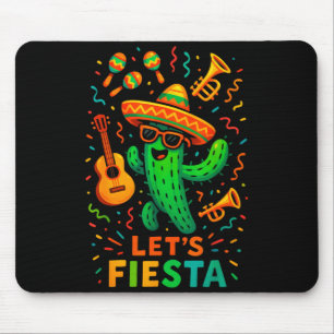 Cinco de mayo mexican cactus party funny letsCinco Mouse Pad