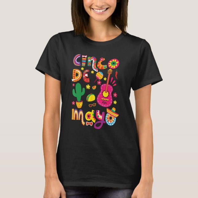 Cinco De Mayo Mexican Fiesta 5 De Mayo 2 T-Shirt (Front)