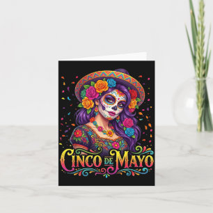 Cinco De Mayo Mexican Fiesta 5 De Mayo Girls Women Card