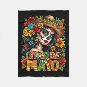 Cinco De Mayo Mexican Fiesta 5 De Mayo Girls Women Fleece Blanket