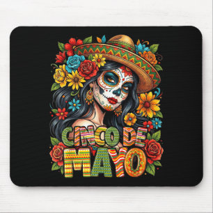 Cinco De Mayo Mexican Fiesta 5 De Mayo Girls Women Mouse Pad