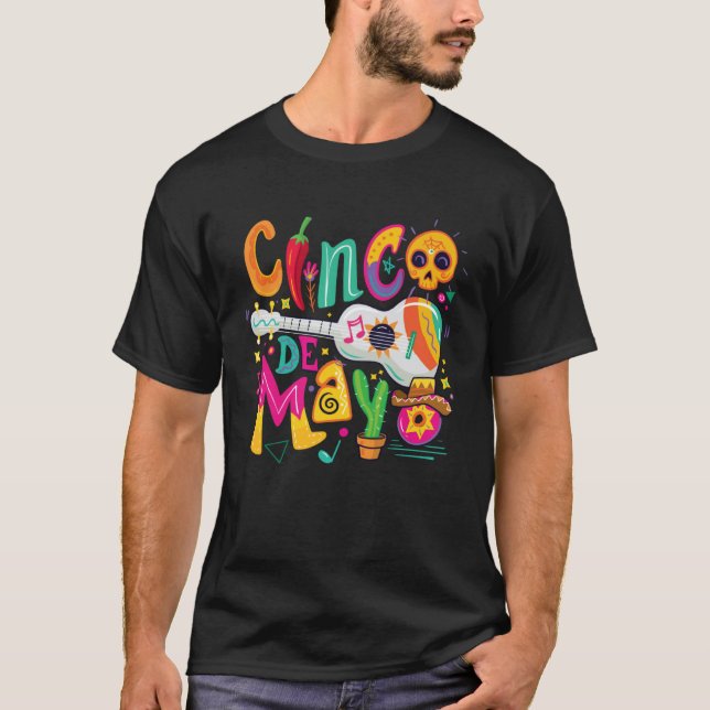 Cinco De Mayo Mexican Fiesta 5 De Mayo T-Shirt (Front)