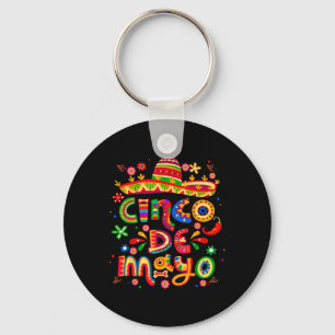 Cinco De Mayo Mexican Fiesta Celebrate 5 De Mayo M Keychain