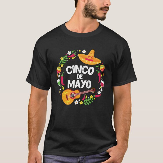 Cinco De Mayo Mexican Fiesta Party  Cinco De Mayo  T-Shirt (Front)