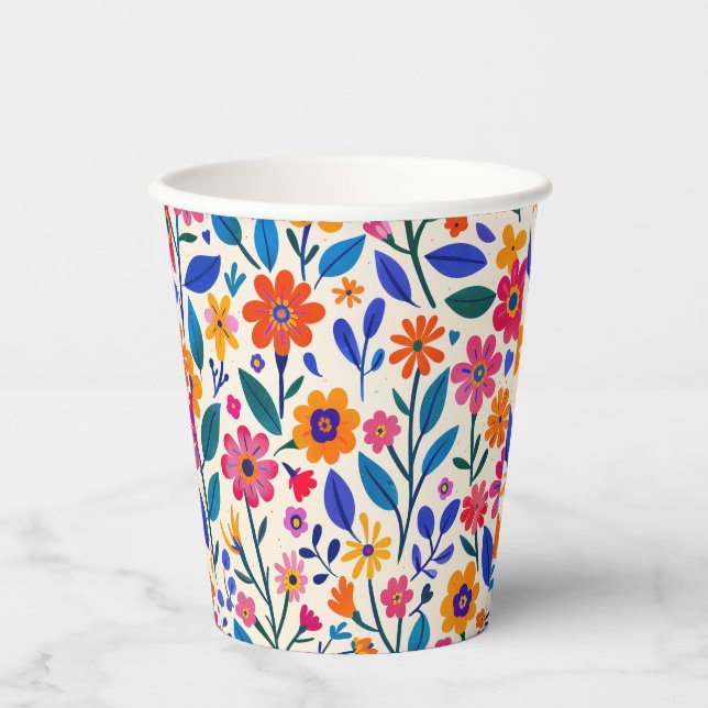 Cinco De Mayo-Mexican fiesta party Paper Cups (Front)