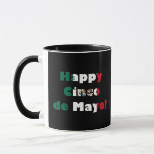 Cinco de Mayo Mexican Flag Design Mug