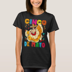 Cinco De Mayo  Mexican girl dancing Jarabe Tapatío T-Shirt