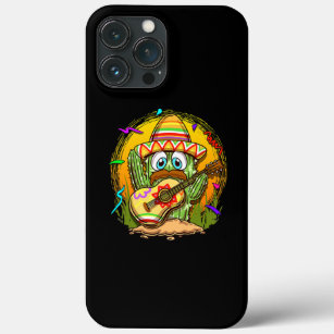 Cinco De Mayo Mexican Guitar Cactus Sombrero iPhone 13 Pro Max Case