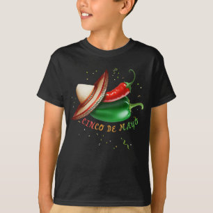 Cinco De Mayo Mexican Sombrero  T-Shirt