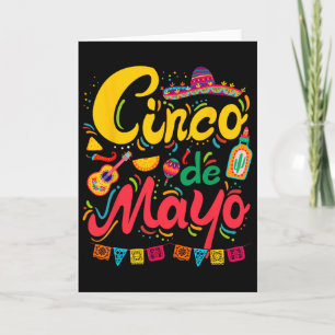 Cinco De Mayo Mexican Taco Funny 5 De Mayo Lets Fi Card